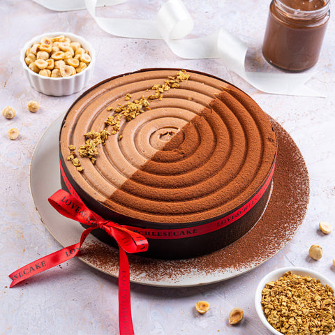 Nutella Layered Cheesecake