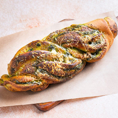 Pesto & Parmesan cheese bread
