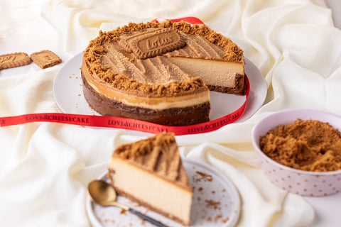 Lotus Biscoff Baked Cheesecake
