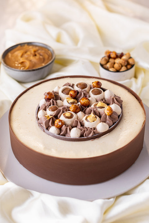 Hazelnut Praline Cheesecake