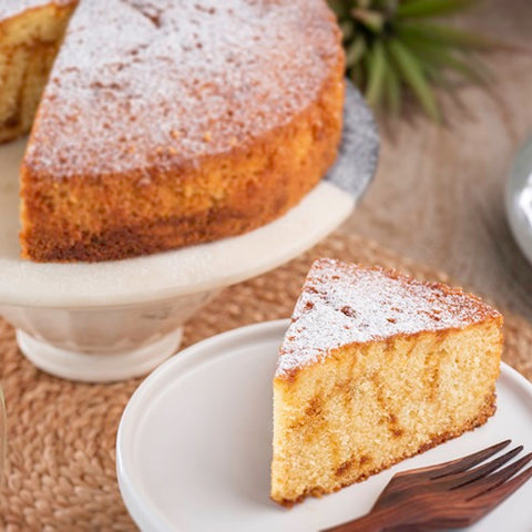 Caramel Teacake Slice