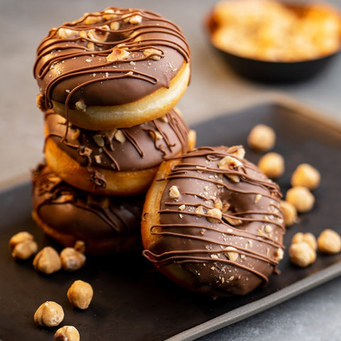 Roasted Hazelnut Donuts