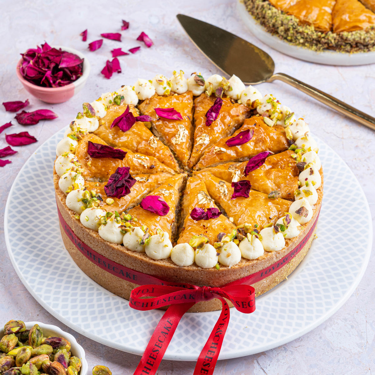 Baklava Baked Cheesecake