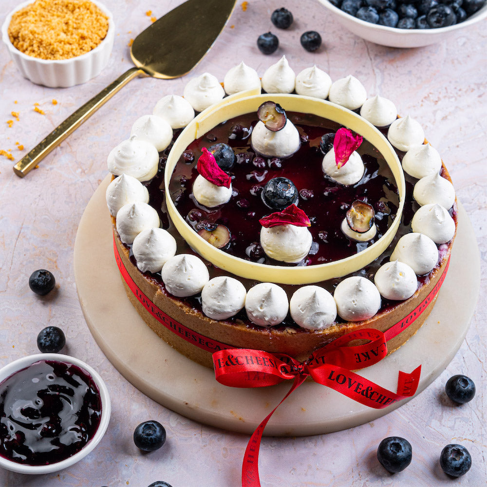 Blueberry Cold Cheesecake