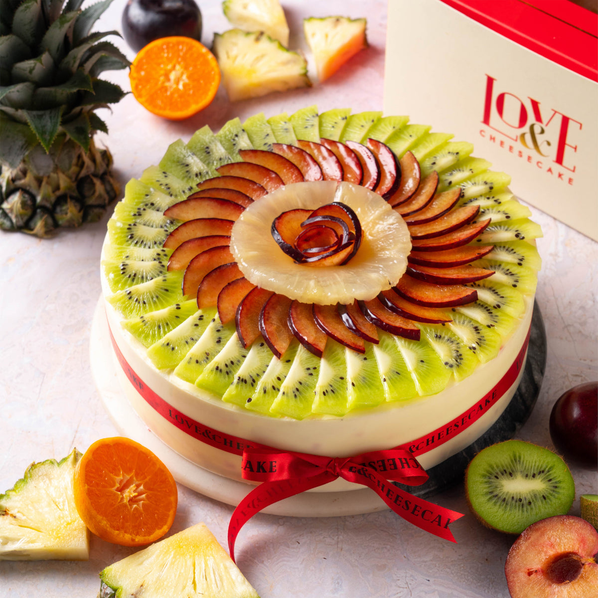 Fresh Fruit Cheesecake