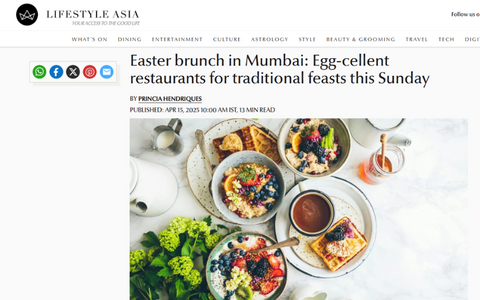 Easter brunch in Mumbai: Egg-cellent restaurants