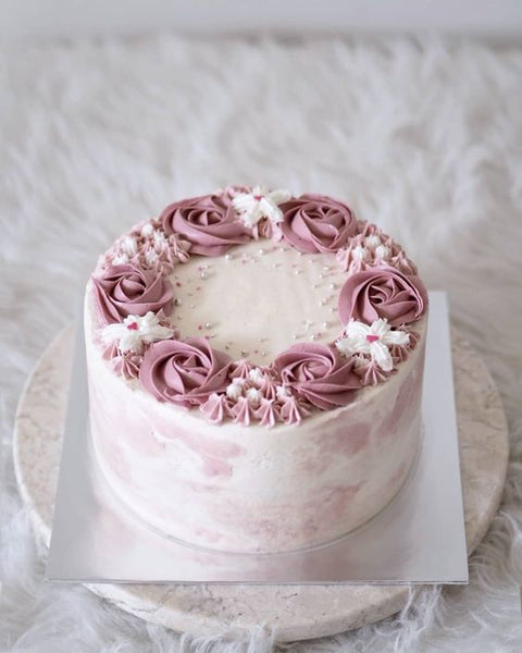 Custom Floral Cake